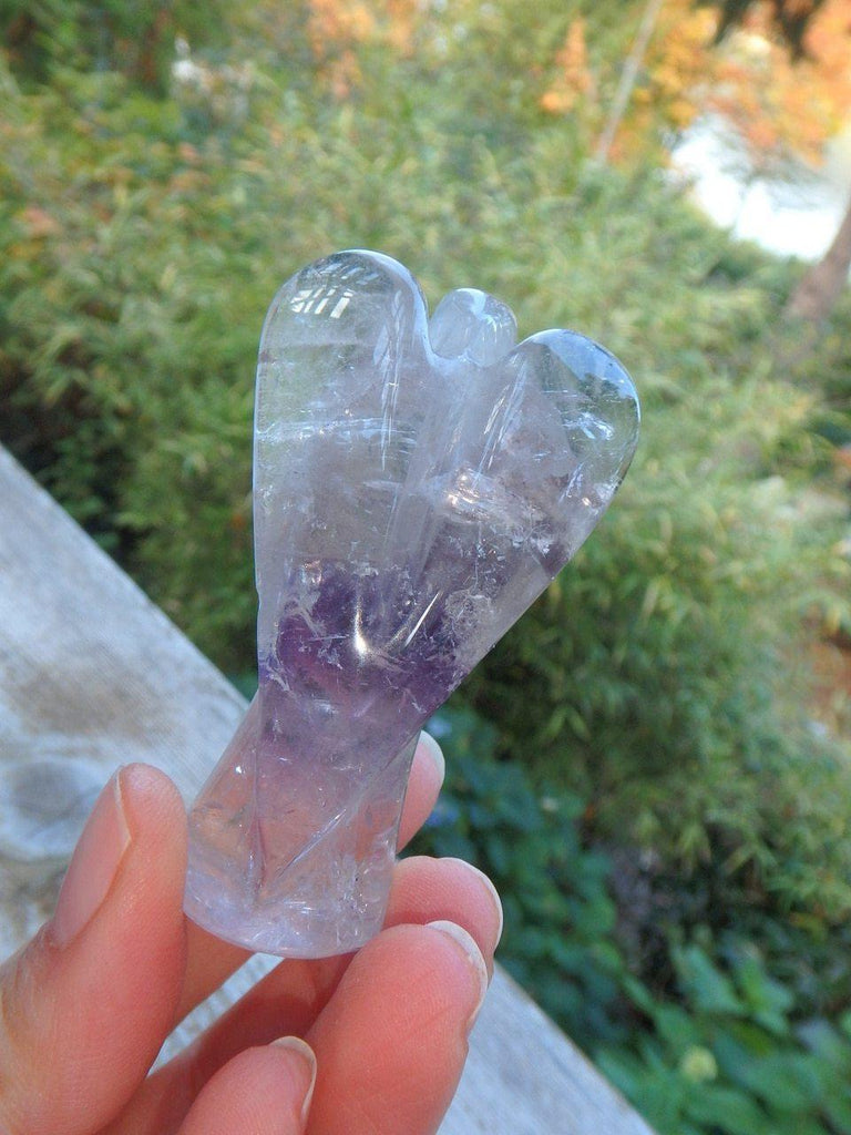 Adorable Small Amethyst Angel Carving 1 - Earth Family Crystals