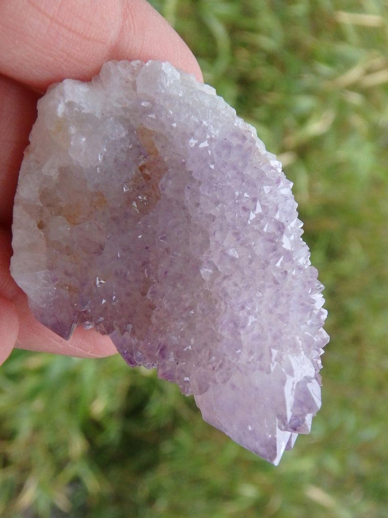 Pretty Sparkle Amethyst Spirit Quartz Point Specimen - Earth Family Crystals