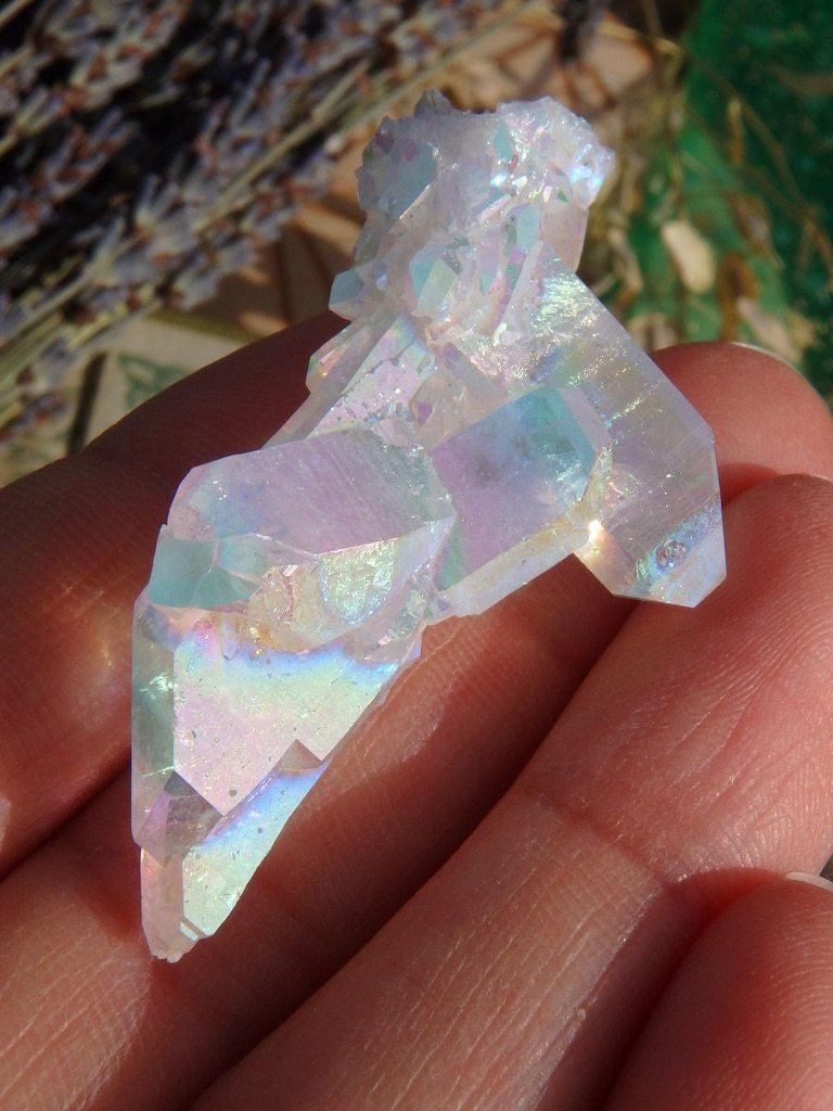 Angel Aura Quartz Cluster 1 - Earth Family Crystals
