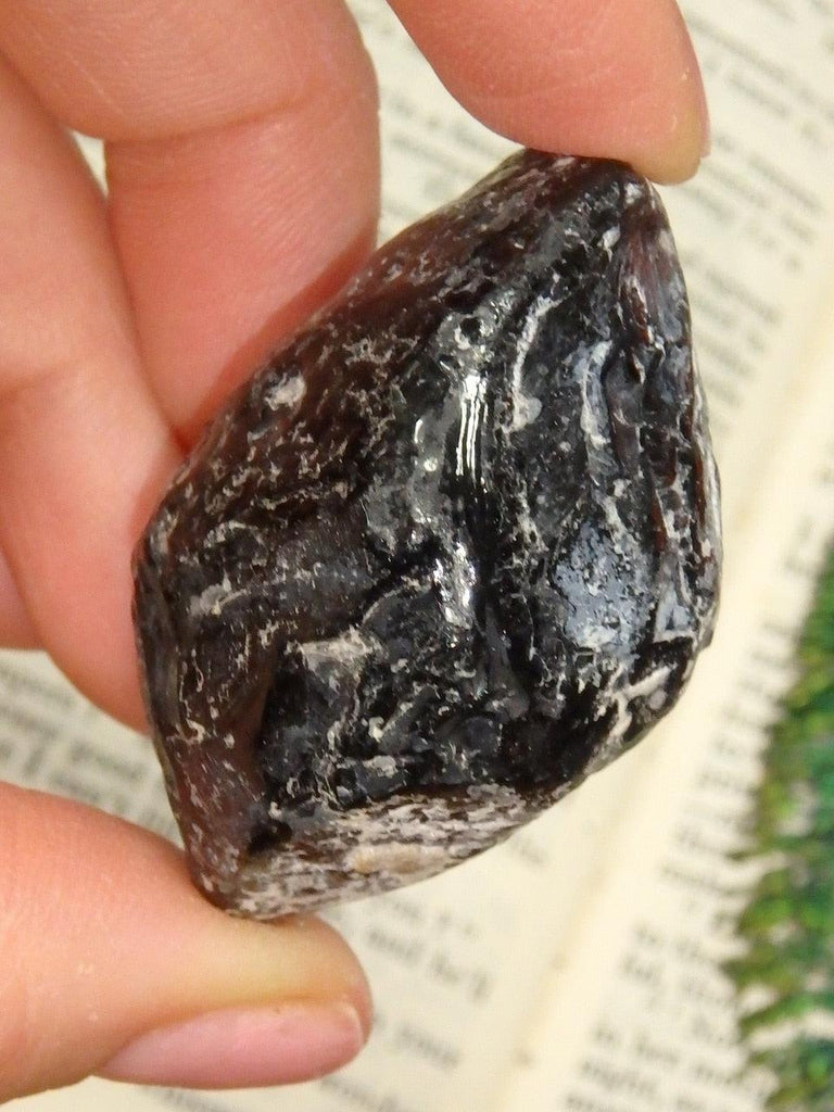 Wonderful Arizona Apache Tear Hand Held Specimen 1 - Earth Family Crystals