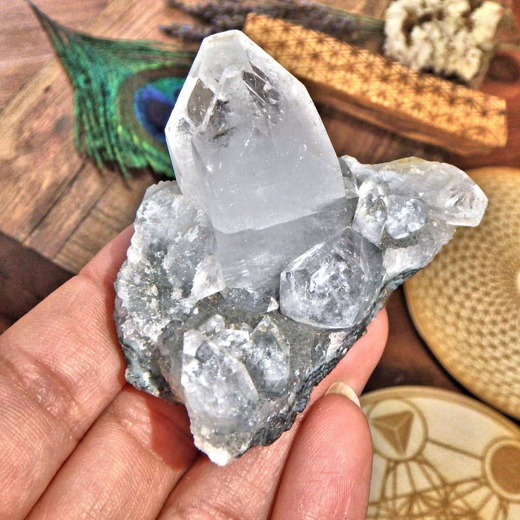Light Filled Brilliance Clear Apophyllite Specimen 8 - Earth Family Crystals