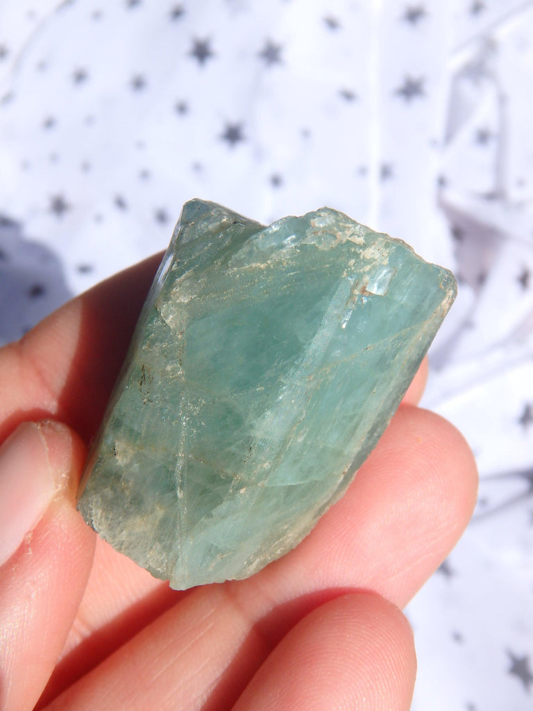 Fabulous Blue Aquamarine Point Specimen From India - Earth Family Crystals