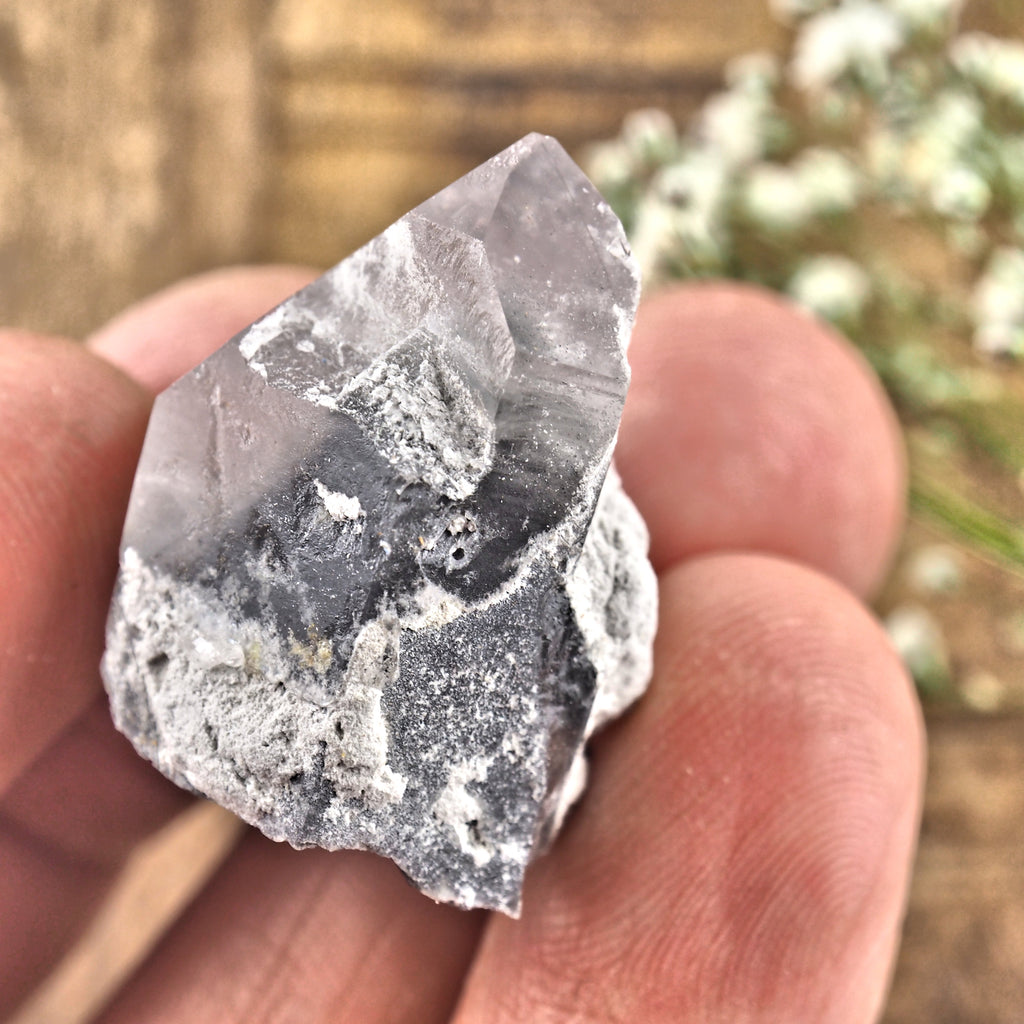 Small Blue Phantom Arkansas Quartz Cluster #2 - Earth Family Crystals