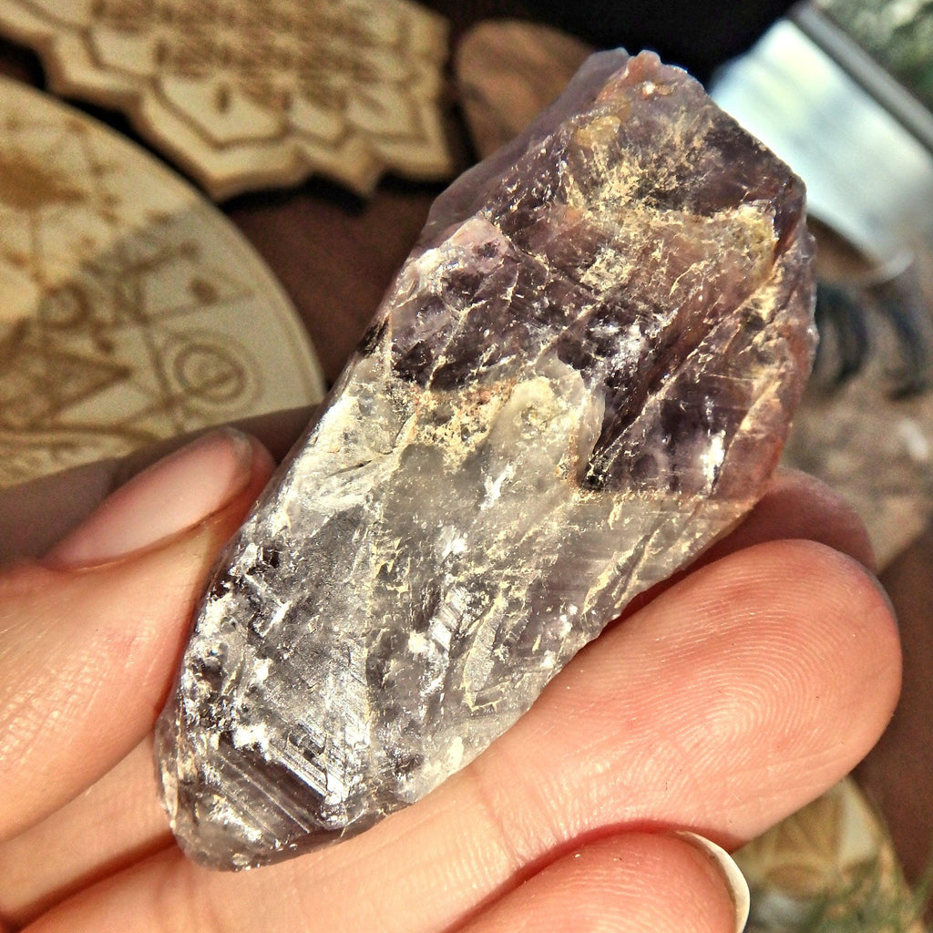 Reiki Healers Auralite-23 Handheld  Point From Canada 1 - Earth Family Crystals