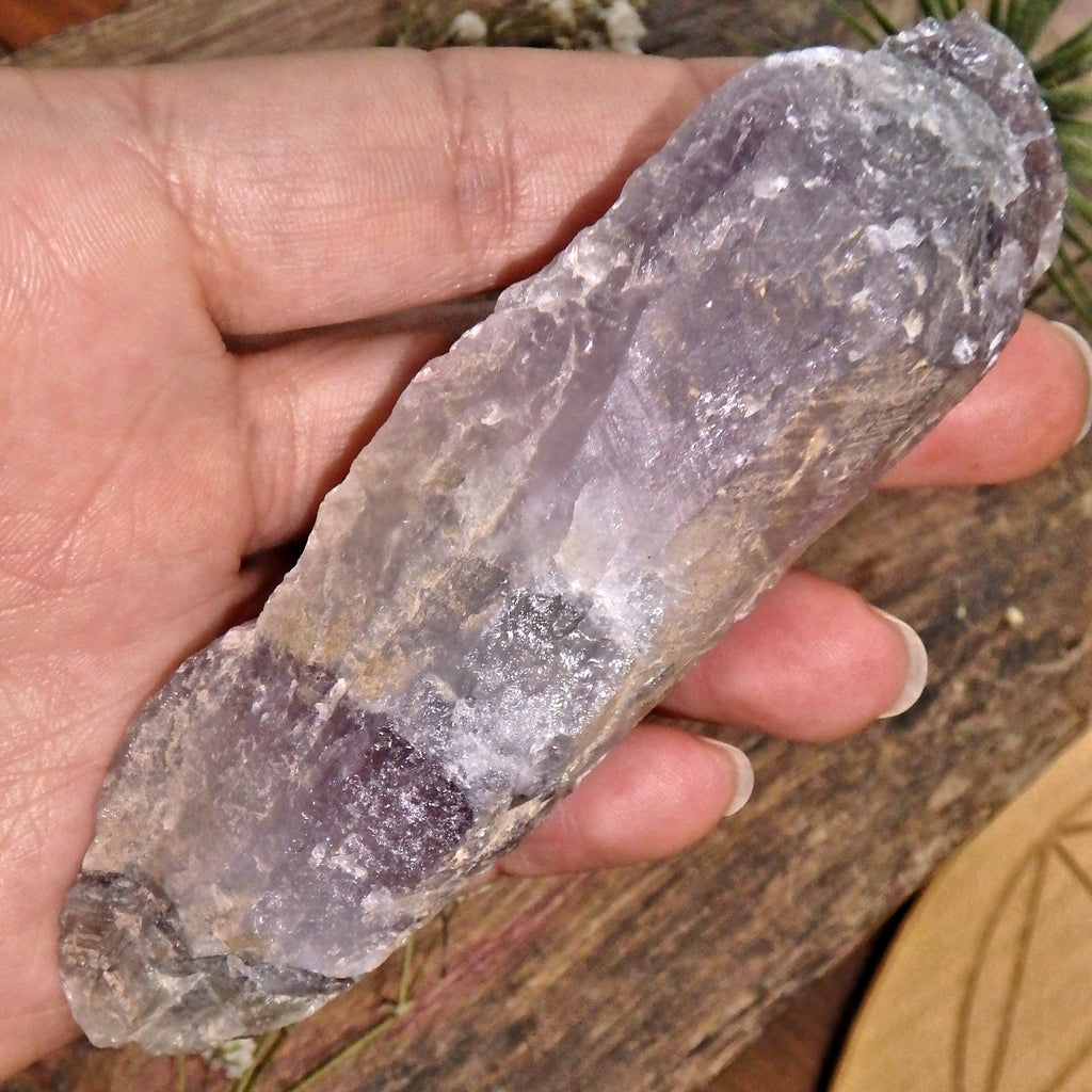 Genuine Auralite-23 Point With Rare Emerald Green Tip From Canada - Earth Family Crystals