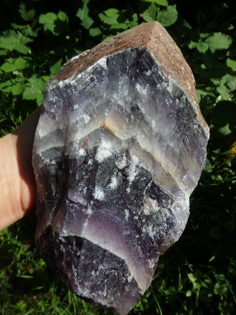 XXXL 6 LB ~Jumbo Auralite-23 Elestial Display Point With Record Keepers From Canada (Mega Healing Powerhouse Specimen) - Earth Family Crystals