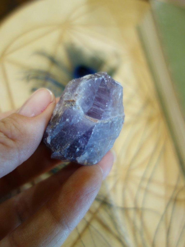 Cute Purple Auralite-23 Nugget From Canada 1 - Earth Family Crystals