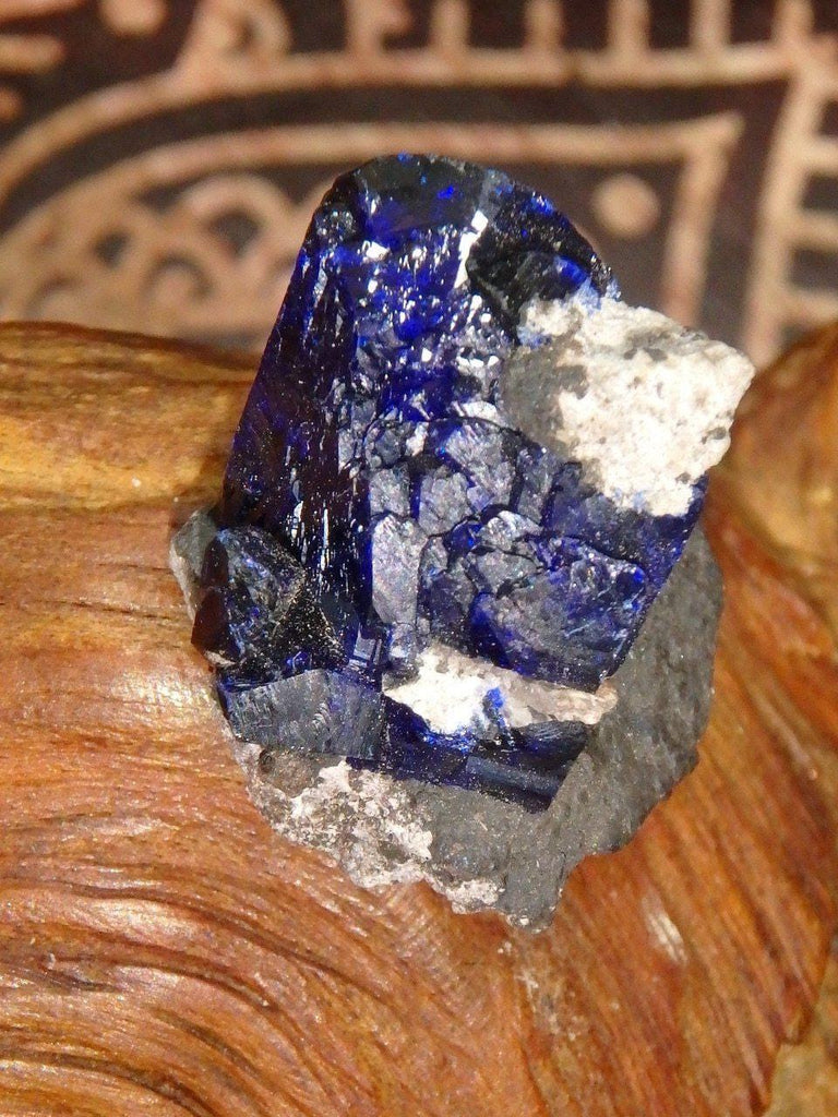 Divine Deep Blue Azurite Collectors Specimen - Earth Family Crystals