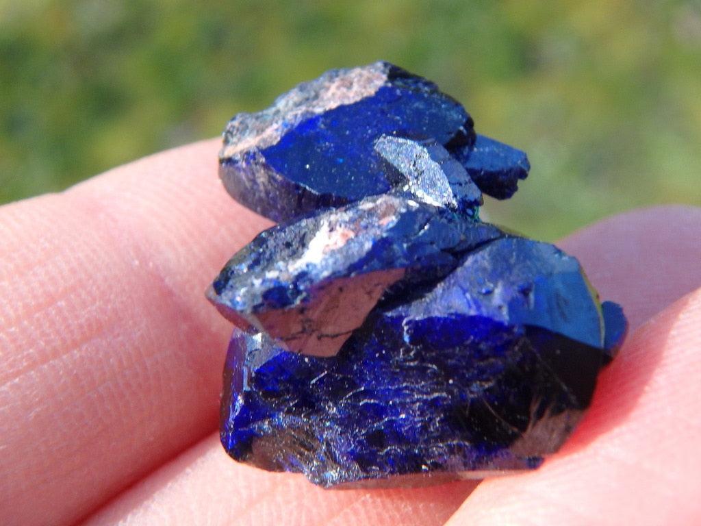 Rare!  DT Dark Blue Azurite Crystal Cluster - Earth Family Crystals