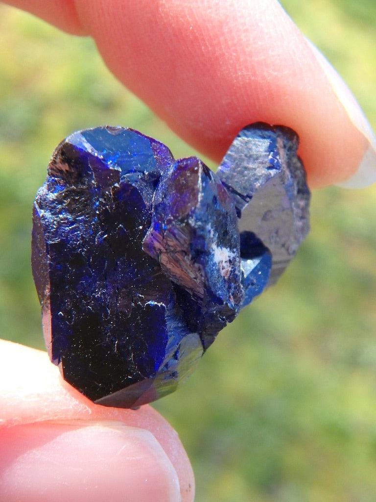 Rare!  DT Dark Blue Azurite Crystal Cluster - Earth Family Crystals