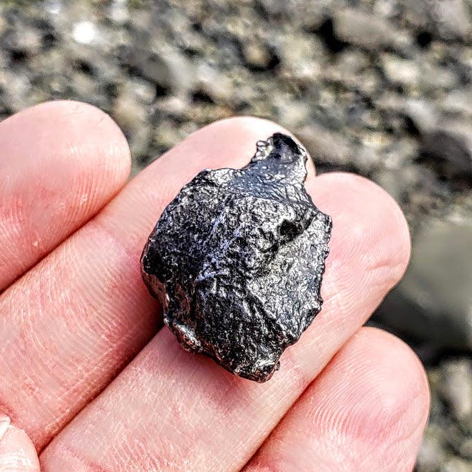 Genuine Sikhote Alin Meteorite From Russia Found in 1947 - Earth Family Crystals