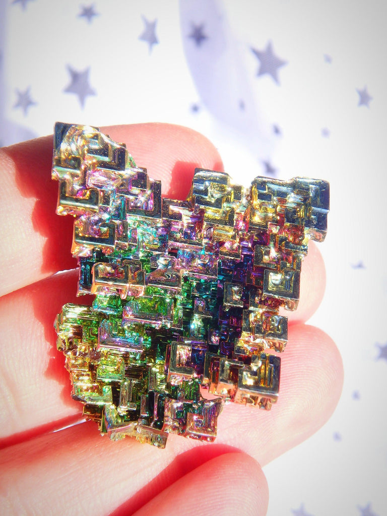 Unique Rainbow Bismuth Specimen 3 - Earth Family Crystals