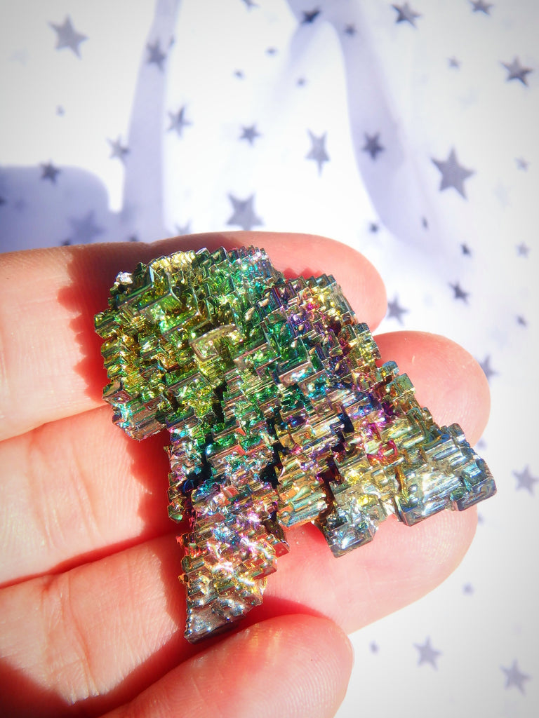 Unique Rainbow Bismuth Specimen 3 - Earth Family Crystals