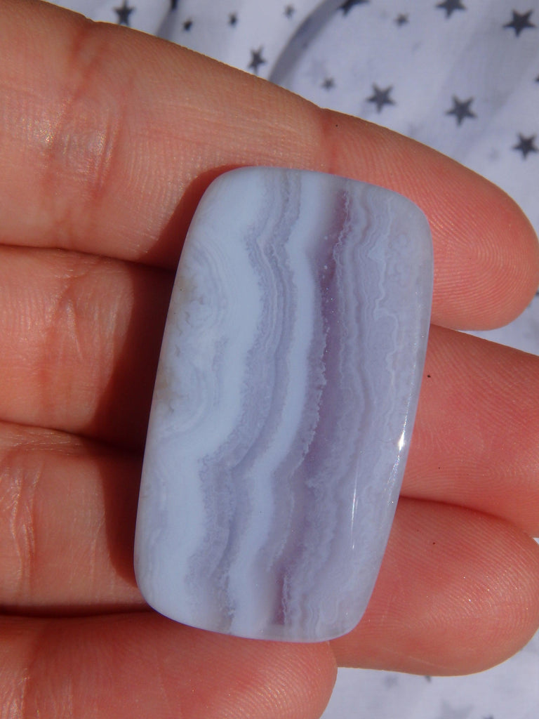 Stunning Blue Lace Agate Cabochon~Perfect for Jewellery Making! - Earth Family Crystals