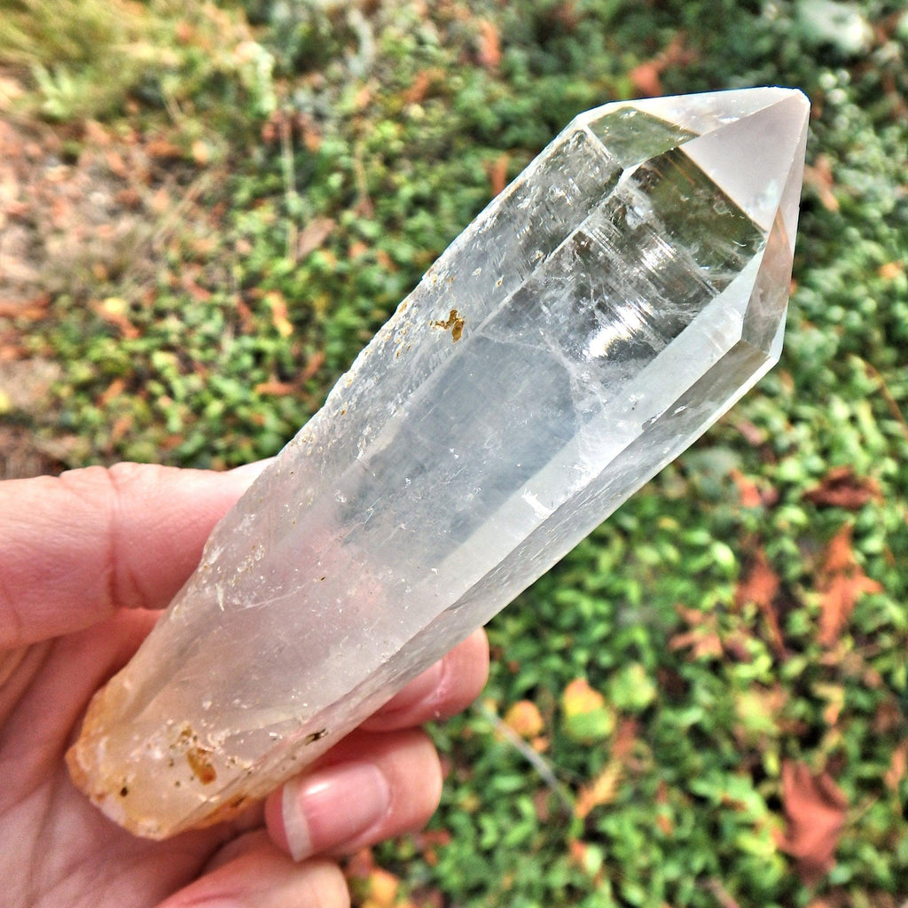 NEW FIND! High Vibes Healing Colombia Blue Smoke Quartz Point - Earth Family Crystals
