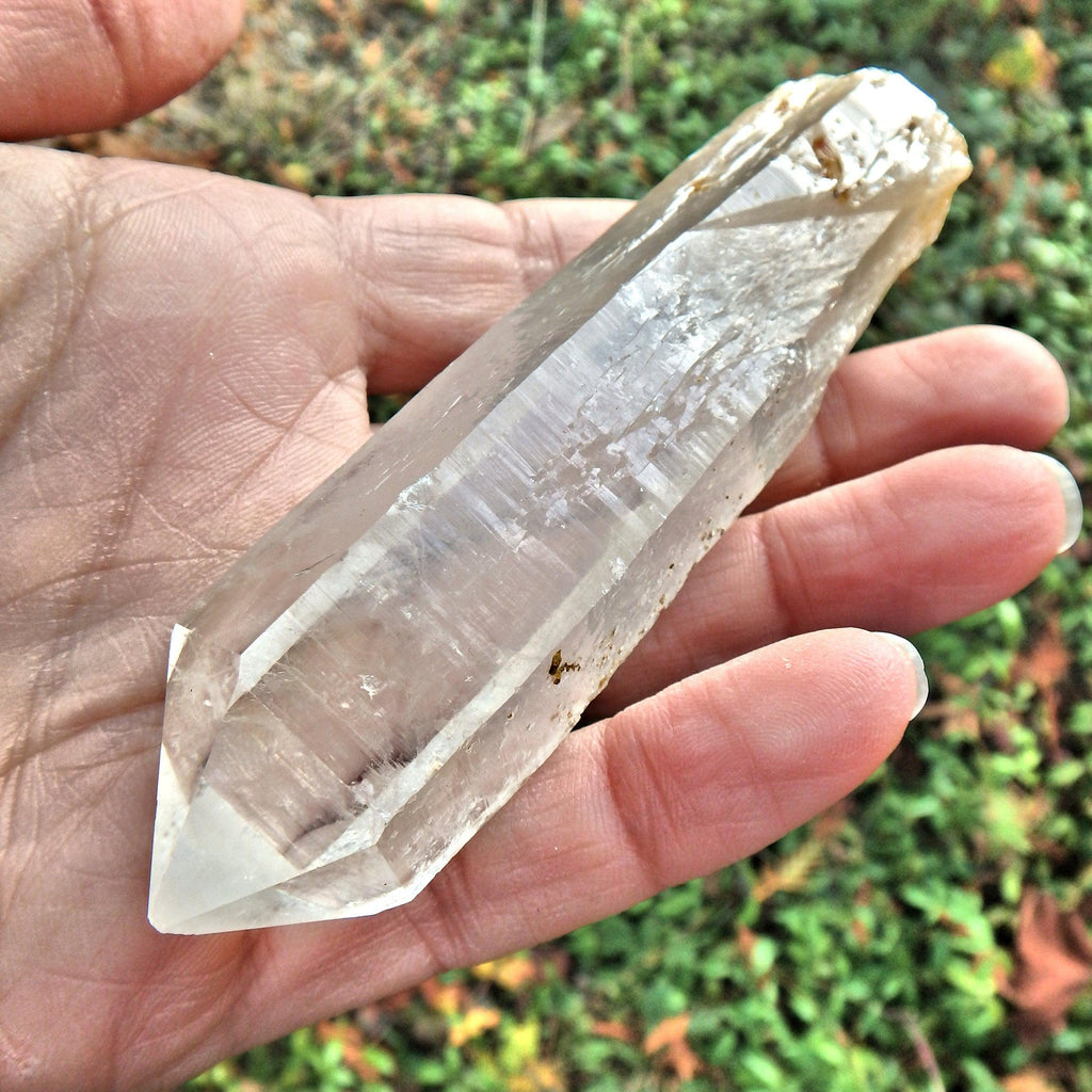 NEW FIND! High Vibes Healing Colombia Blue Smoke Quartz Point - Earth Family Crystals