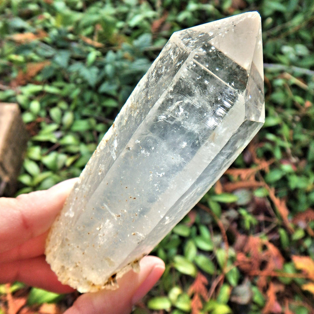 NEW FIND! Incredible Colombia Blue Smoke Quartz Point - Earth Family Crystals