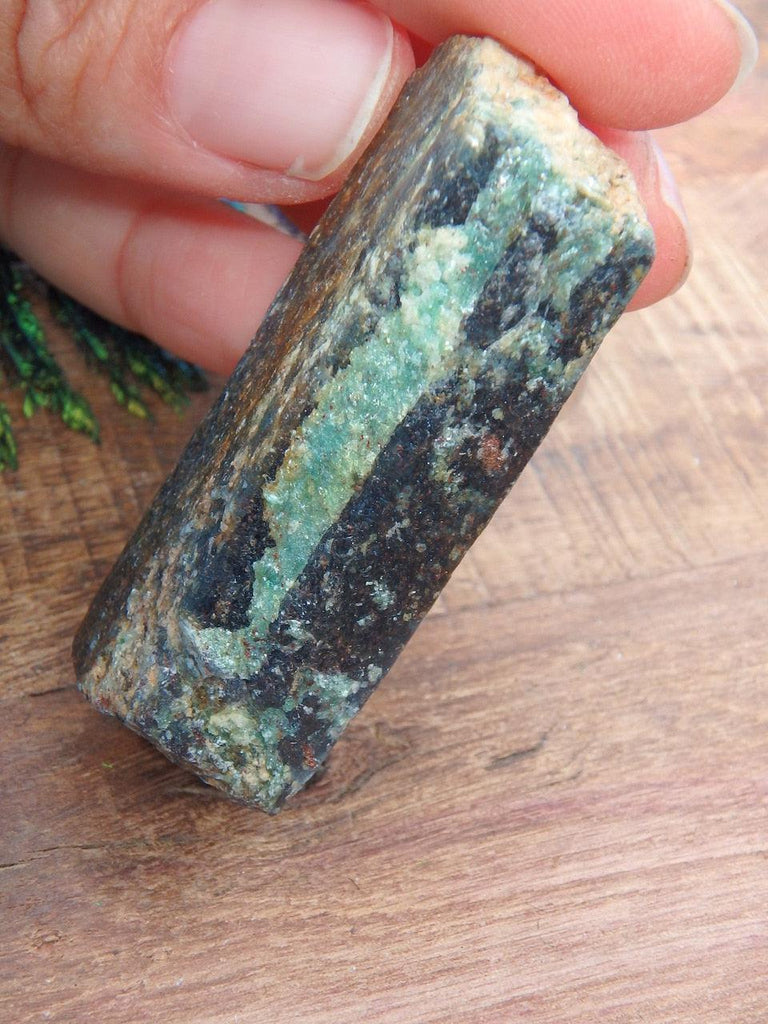 Reserved For Danielle G. Fabulous Deep Gemmy Blue Kyanite & Fuchsite Point  Specimen From Madagascar 1 - Earth Family Crystals