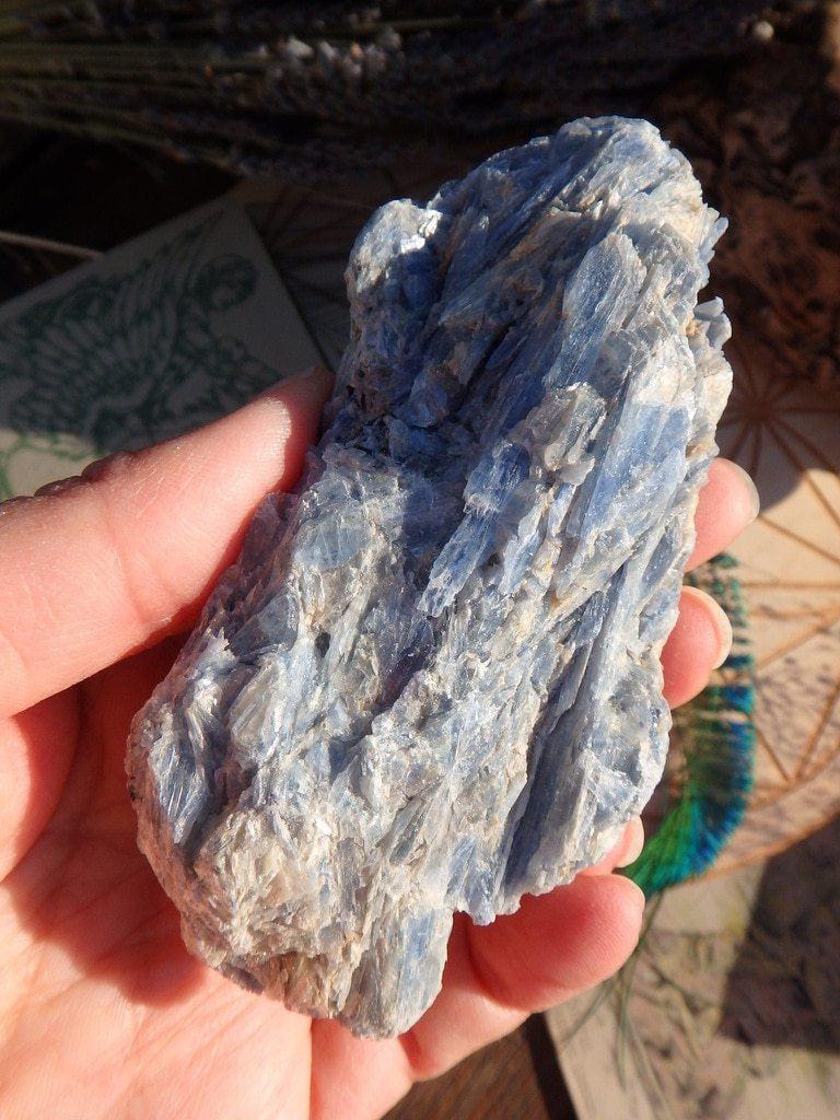 Blue Kyanite Cluster 4 - Earth Family Crystals