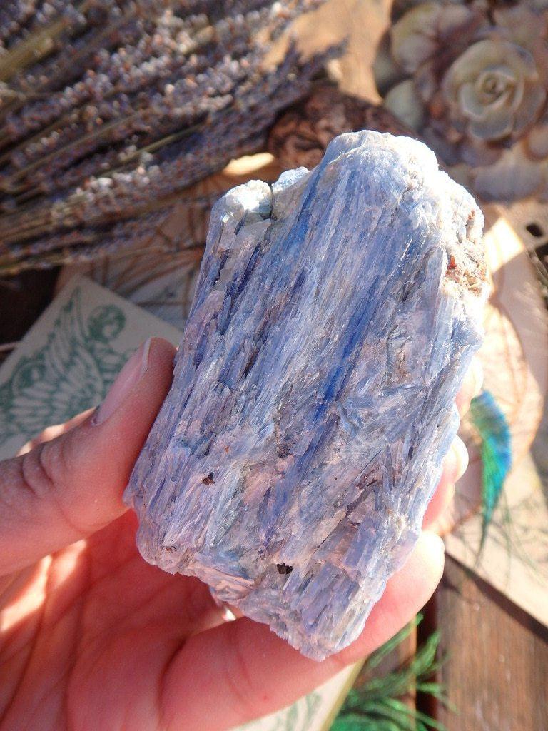 Blue Kyanite Cluster 7 - Earth Family Crystals