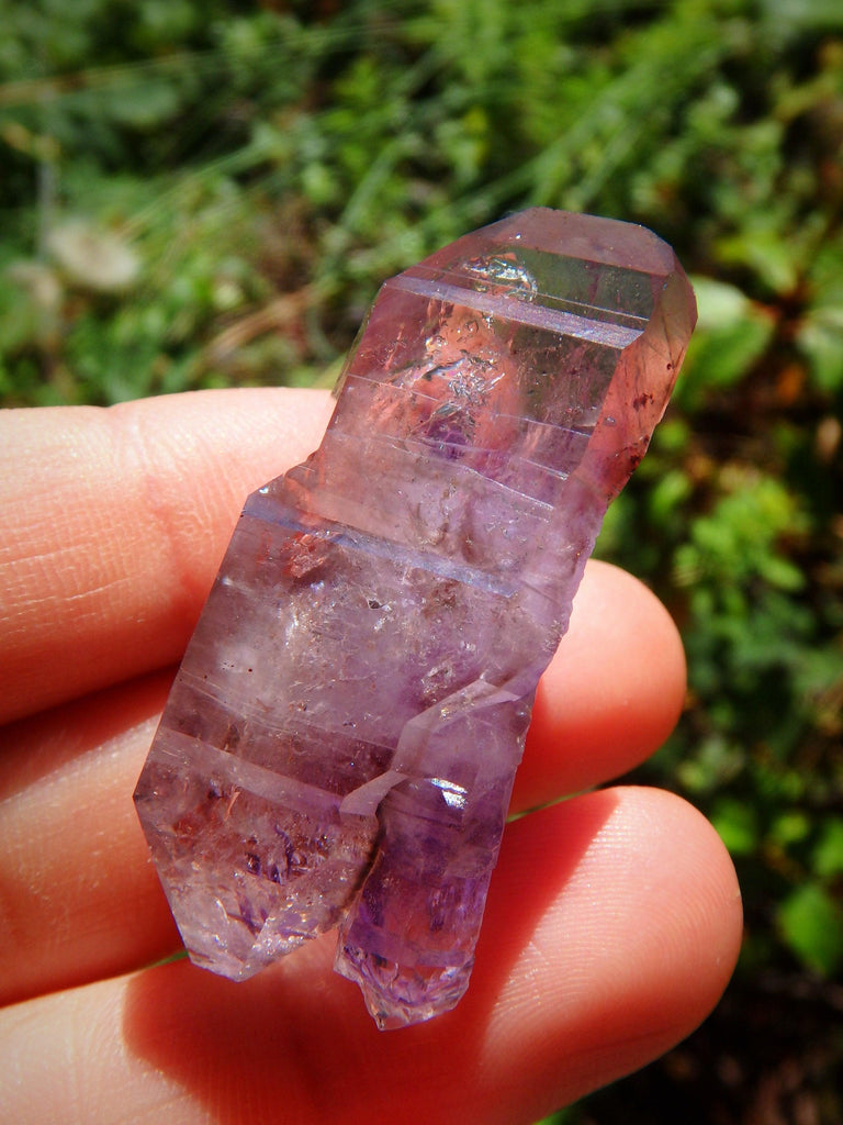 Natural Elestial Etching Brandberg Amethyst Specimen From Namibia - Earth Family Crystals