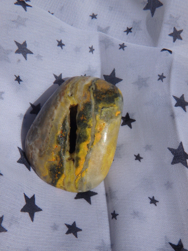 Great Patterns Bumble Bee Jasper With Caves - Earth Family Crystals