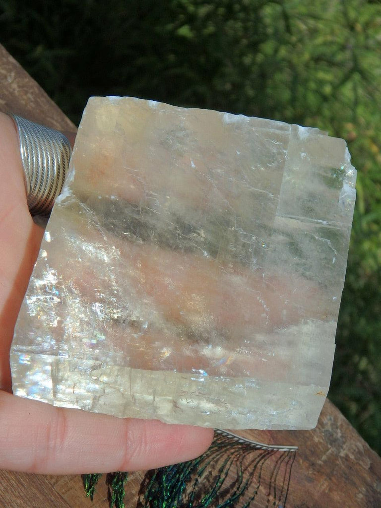 Golden Optical Calcite Specimen 2 - Earth Family Crystals