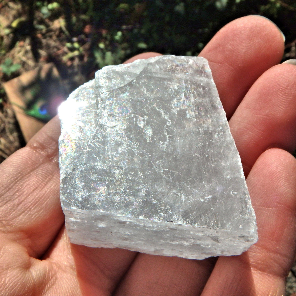 High Shine Natural Ohio Chunk Celestite Pocket Stone - Earth Family Crystals
