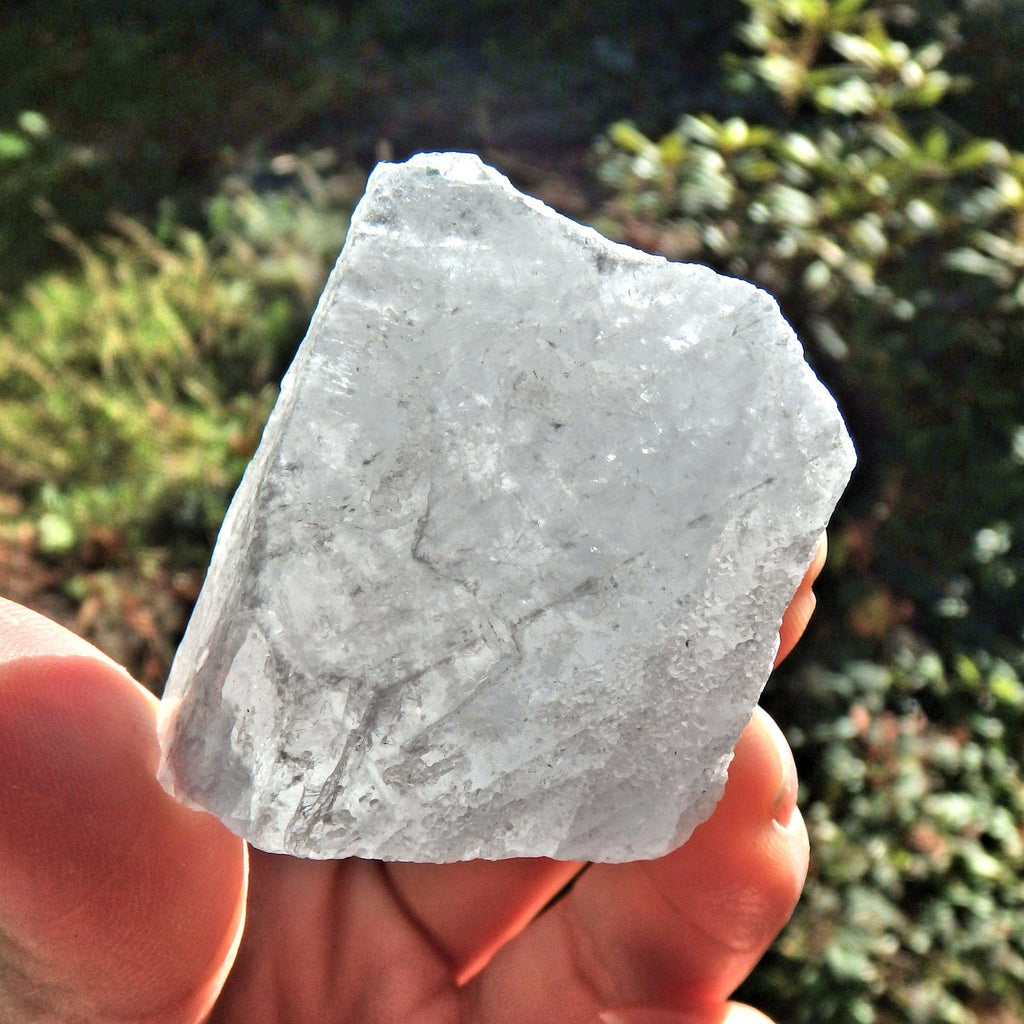 High Shine Natural Ohio Chunk Celestite Pocket Stone - Earth Family Crystals