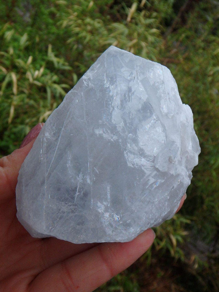 Chunky Sky Blue Brilliance Ohio Celestite Specimen - Earth Family Crystals
