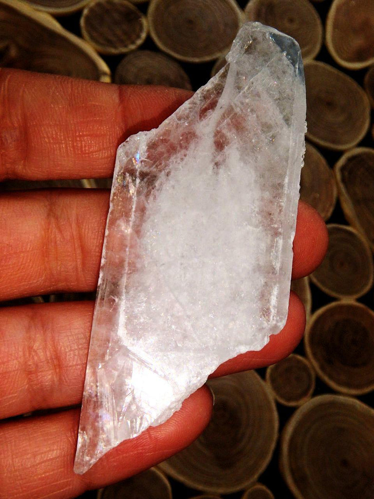 Smooth & Shiny Rainbow Filled Ohio Celestite Specimen - Earth Family Crystals