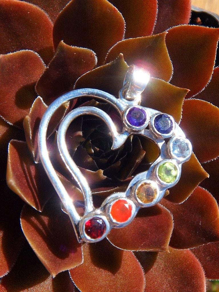 Balancing Chakra Pendant In Sterling Silver (Includes Silver Chain) - Earth Family Crystals