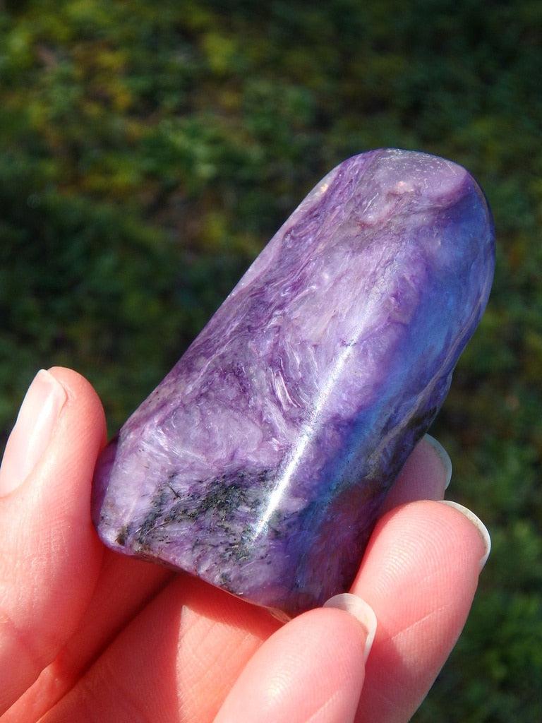 Rare! Amazing Purple Charoite Polished Specimen 2 - Earth Family Crystals