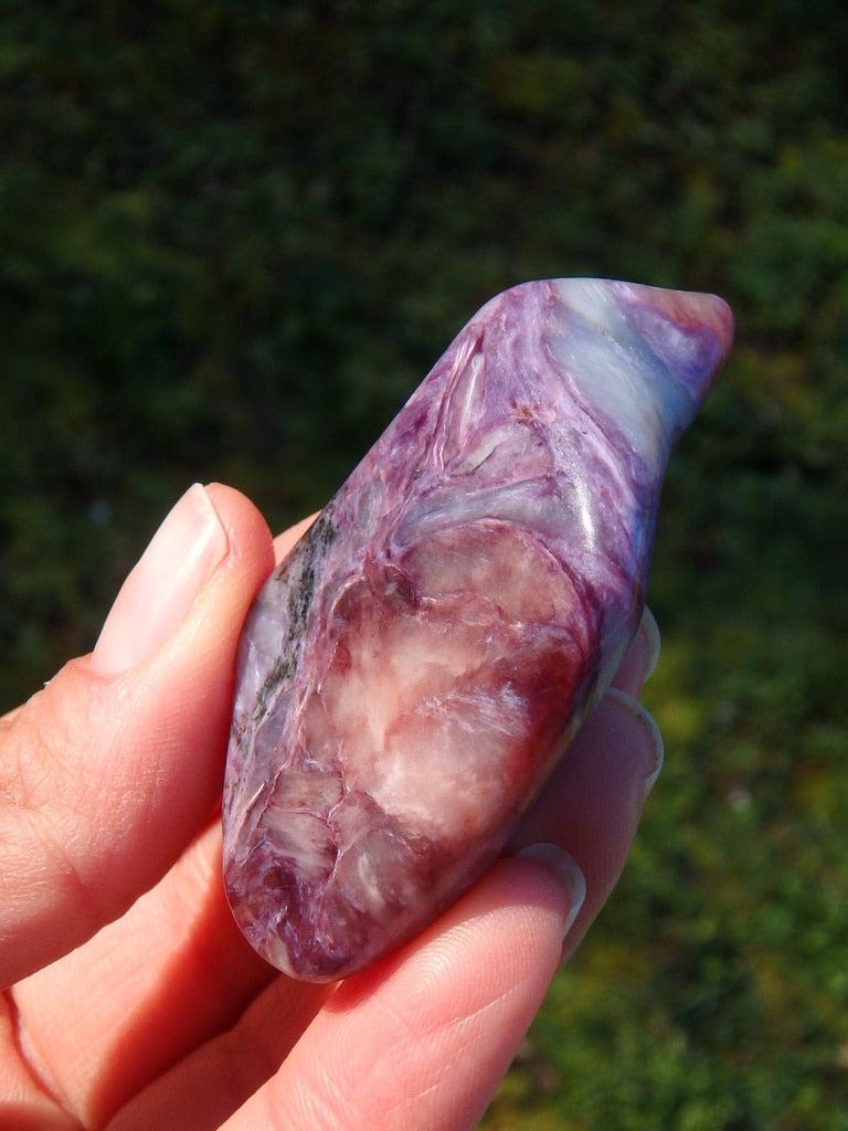 Rare! Amazing Purple Charoite Polished Specimen 1 - Earth Family Crystals