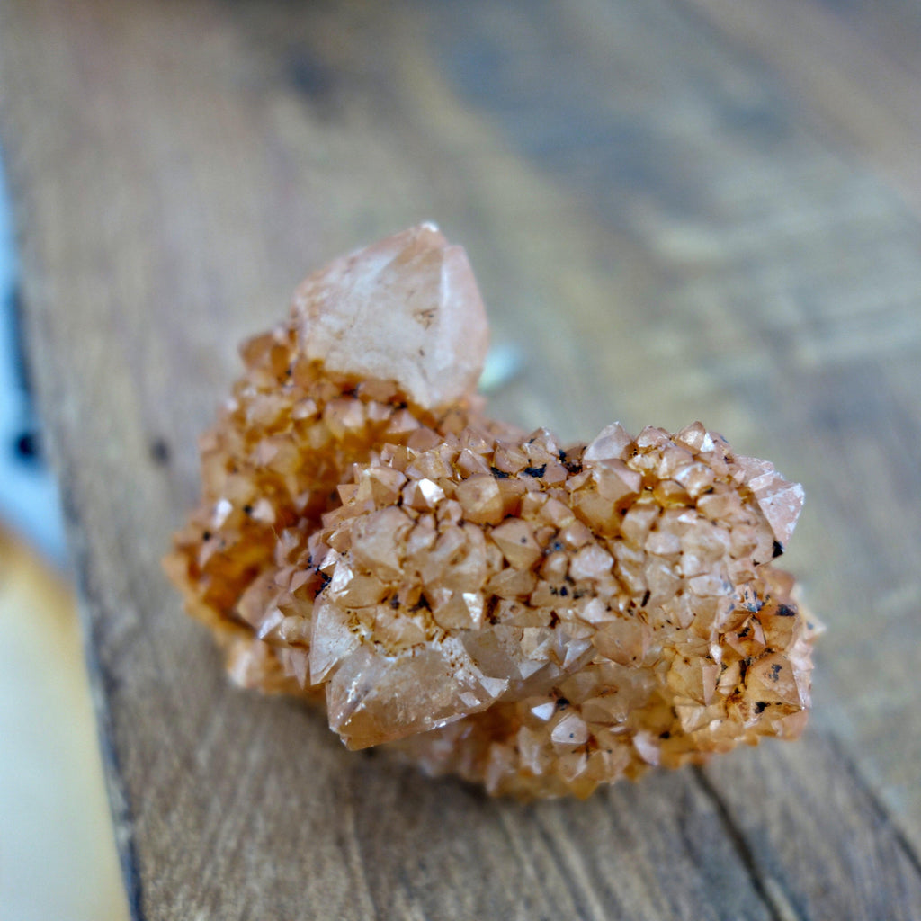 Natural Citrine Spirit Quartz Cluster From South Africa - Earth Family Crystals
