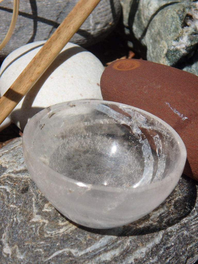 Clear Quartz Bowl Carving 3 - Earth Family Crystals