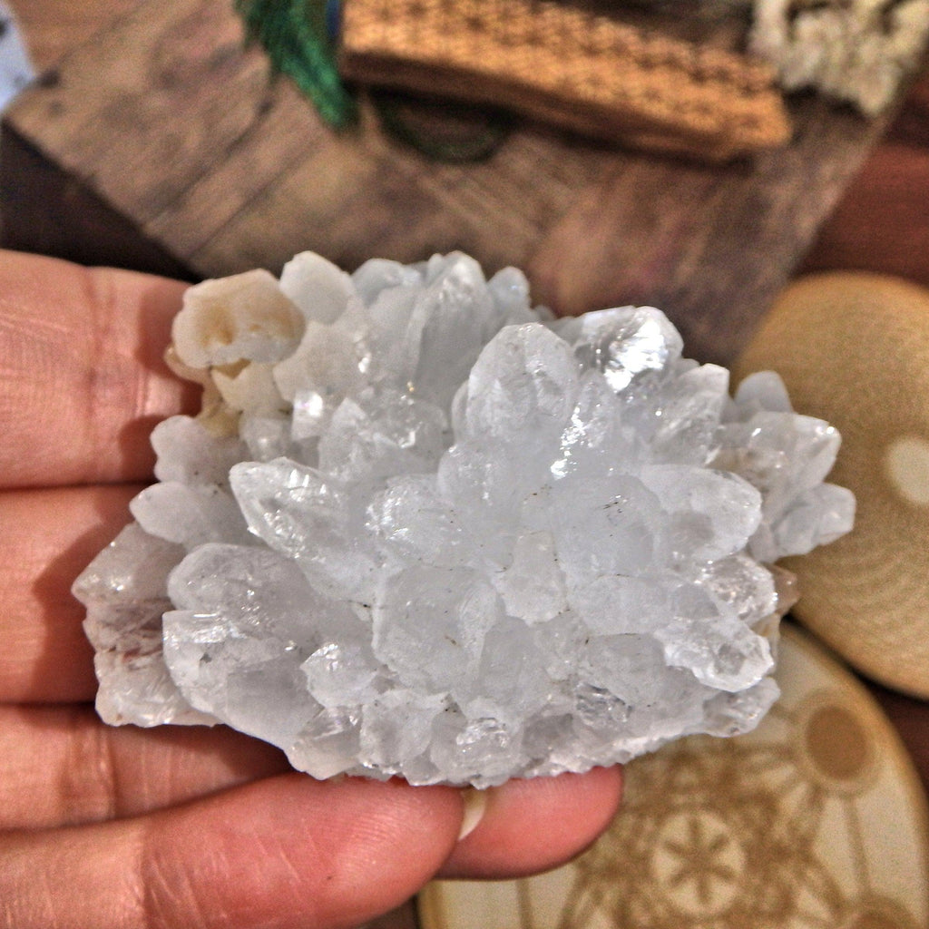 Wonderful Clear Quartz Cluster From India 8 - Earth Family Crystals