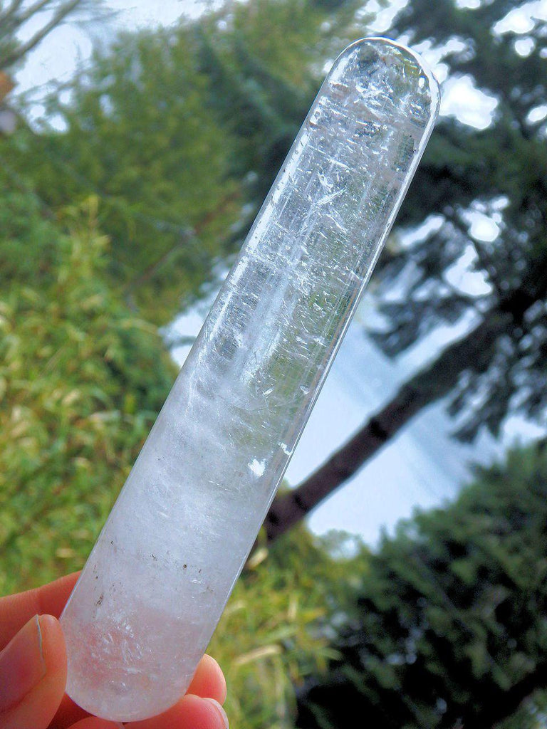 Master Healer Clear Quartz Wand Carving 1 - Earth Family Crystals