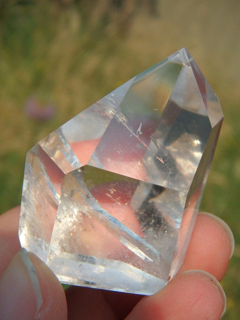 Inner Child Point Clear Quartz Free Form Tower - Earth Family Crystals