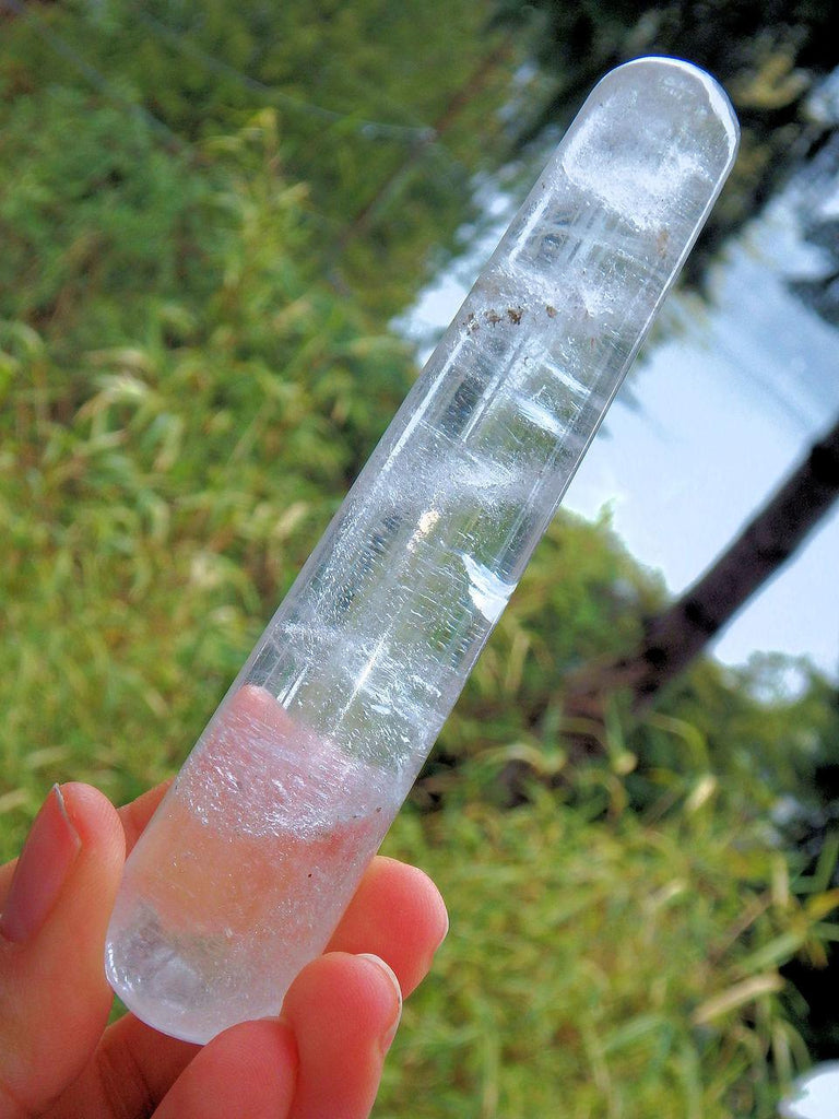 Master Healer Clear Quartz Wand Carving 3 - Earth Family Crystals