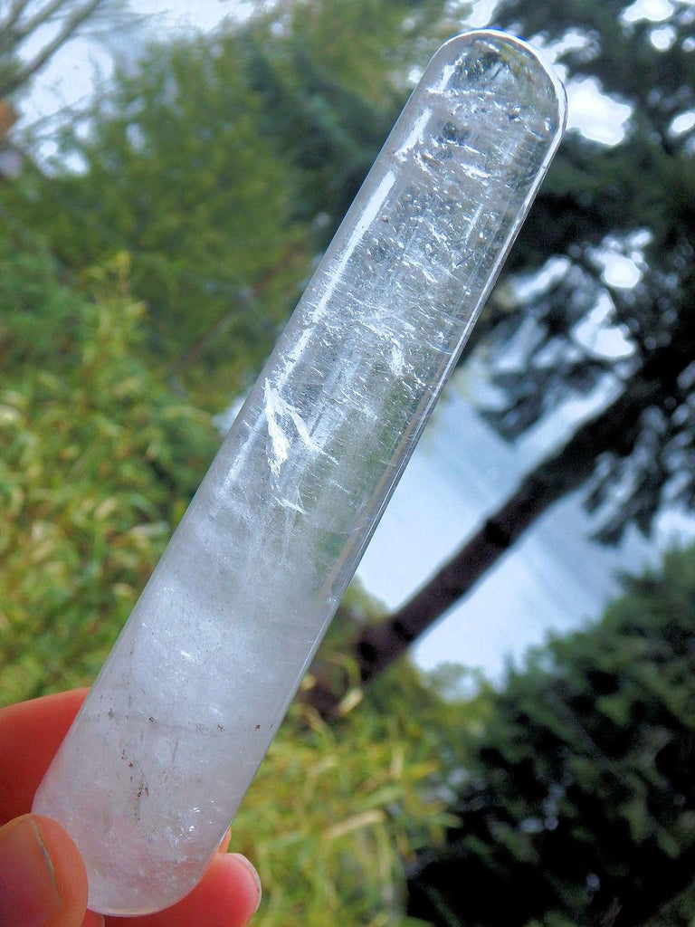 Master Healer Clear Quartz Wand Carving 1 - Earth Family Crystals