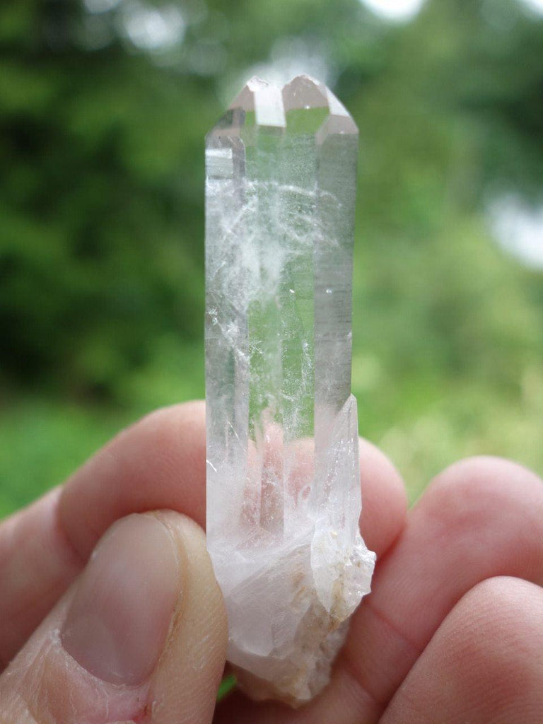 Arkansas Clear Quartz Lovers Twin Flame Point - Earth Family Crystals