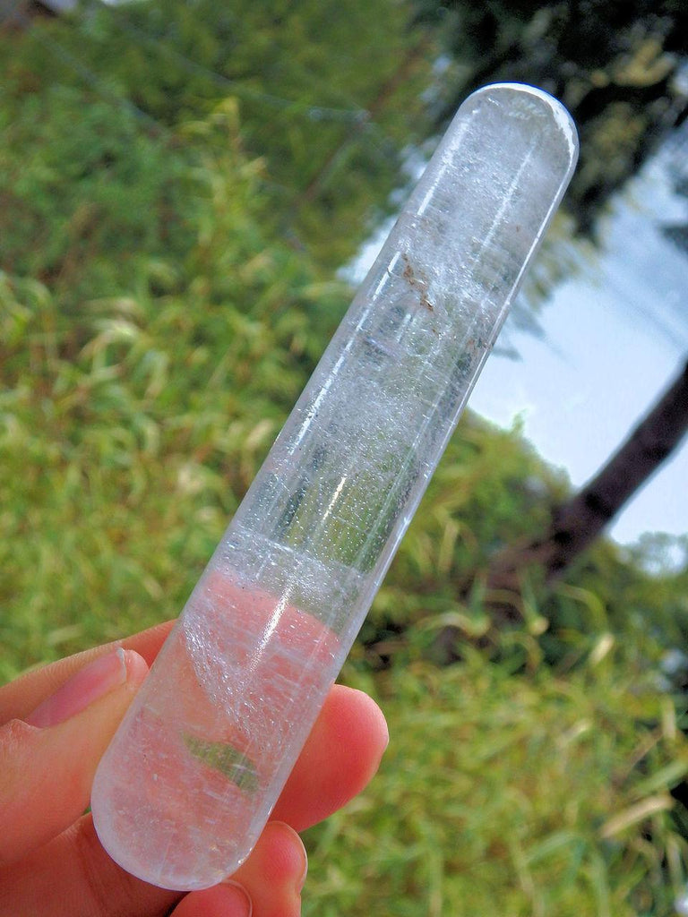 Master Healer Clear Quartz Wand Carving 3 - Earth Family Crystals