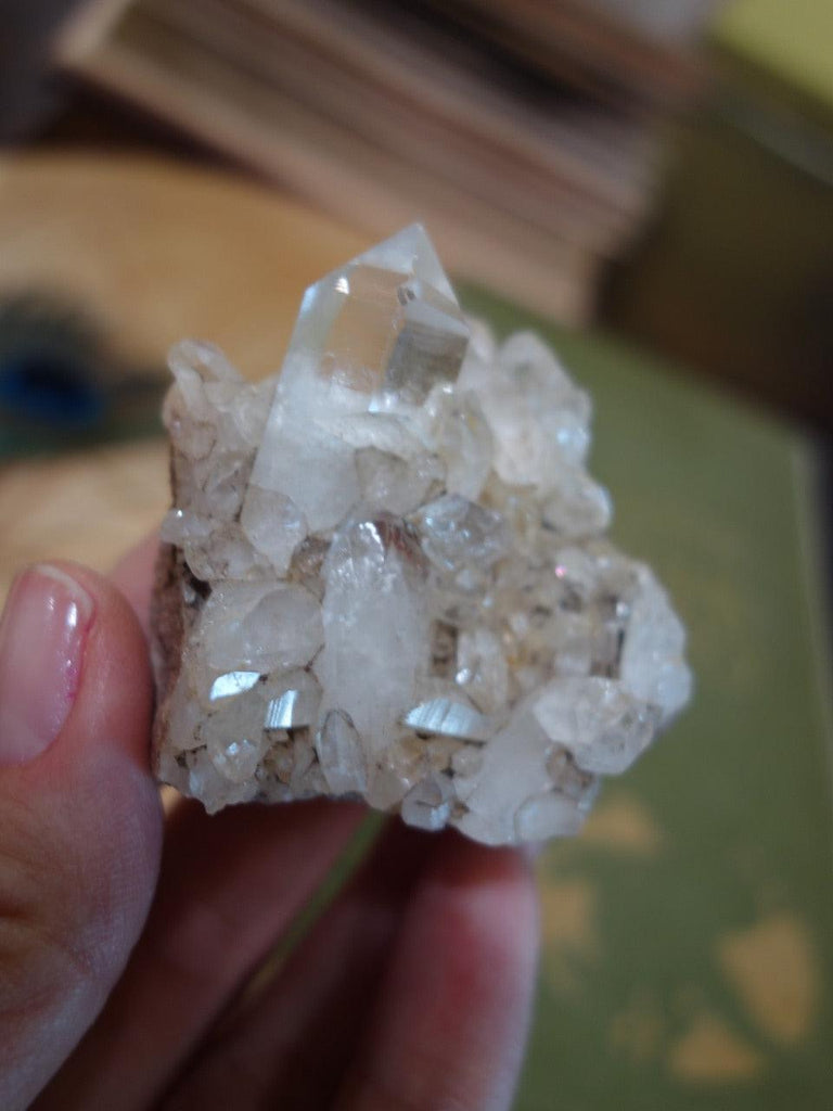 Fantastic Arkansas Clear Quartz Cluster - Earth Family Crystals