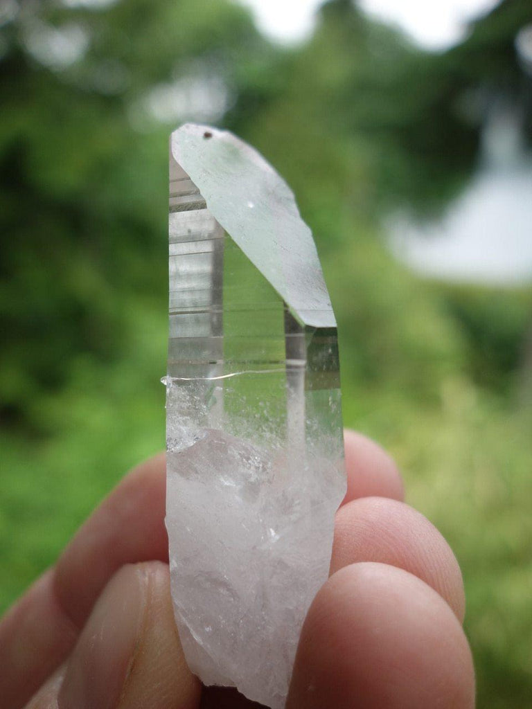Arkansas Clear Quartz Pure Existence Point - Earth Family Crystals