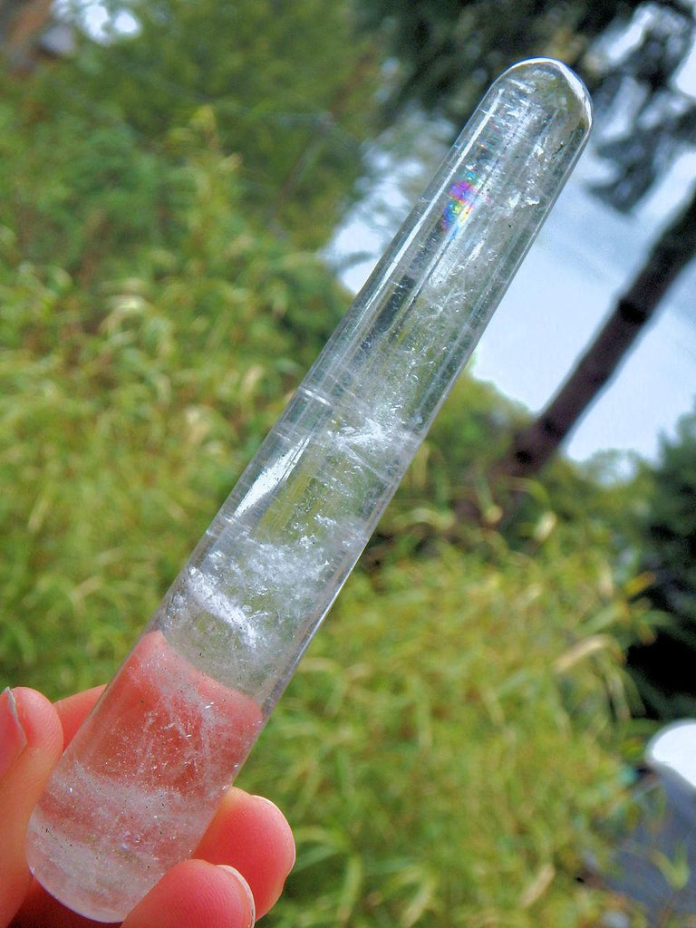 Master Healer Clear Quartz Wand Carving 2 - Earth Family Crystals