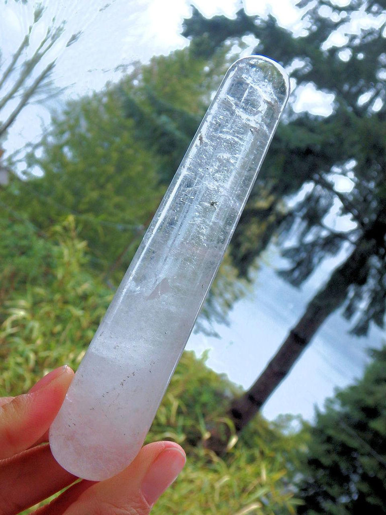 Master Healer Clear Quartz Wand Carving 1 - Earth Family Crystals