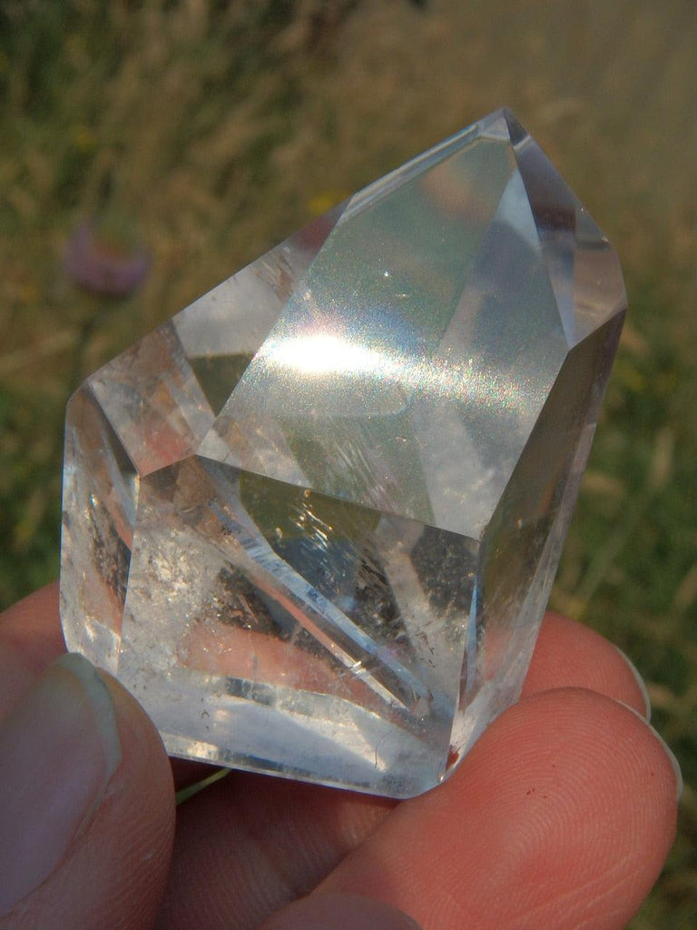 Inner Child Point Clear Quartz Free Form Tower - Earth Family Crystals