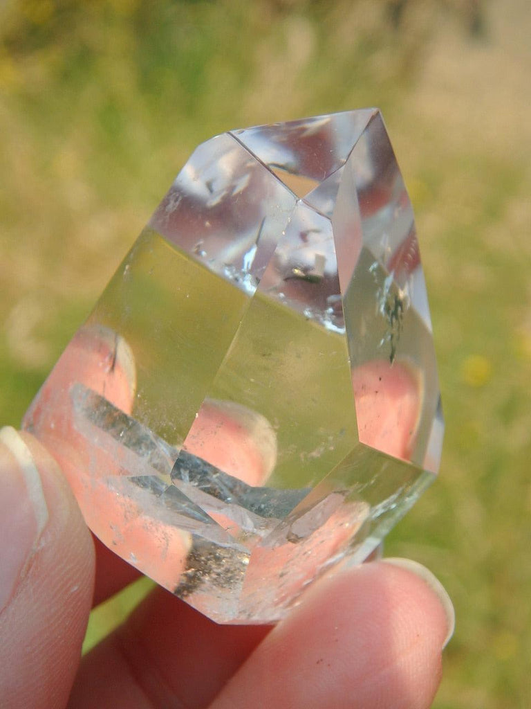 Inner Child Point Clear Quartz Free Form Tower - Earth Family Crystals