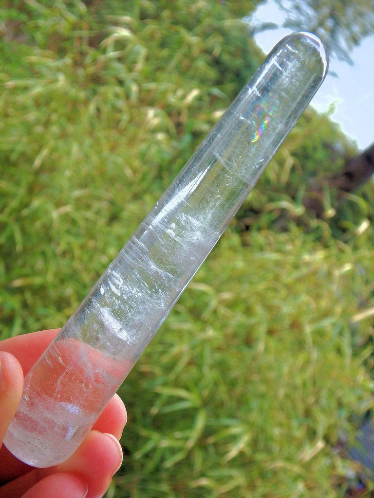 Master Healer Clear Quartz Wand Carving 2 - Earth Family Crystals